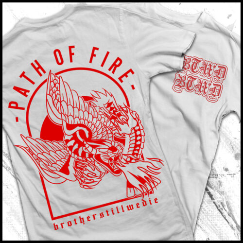 White ”Path Of Fire” T-shirt